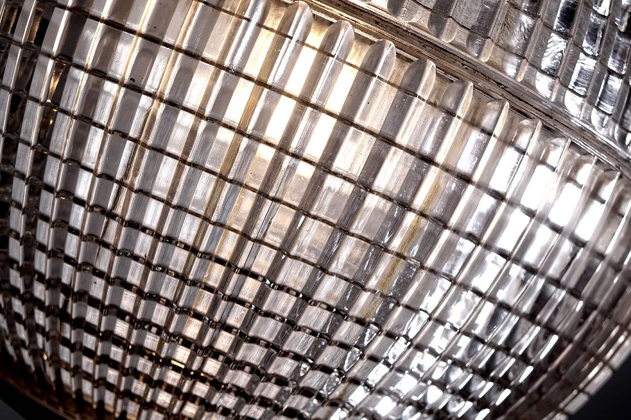 French Parisian Prismatic Globe Street Light
