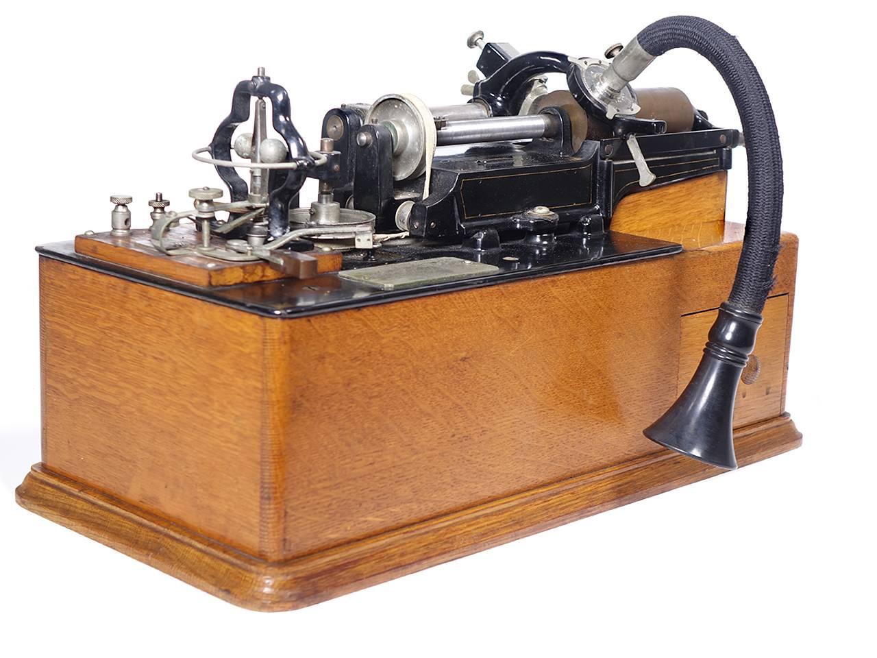 The Edison Class M is an important part of history. Fot collectors its one of the most important and sought after Phonographs to be found. This is Edison's first successful cylinder machine and is powered by a DC motor. These were produced before he