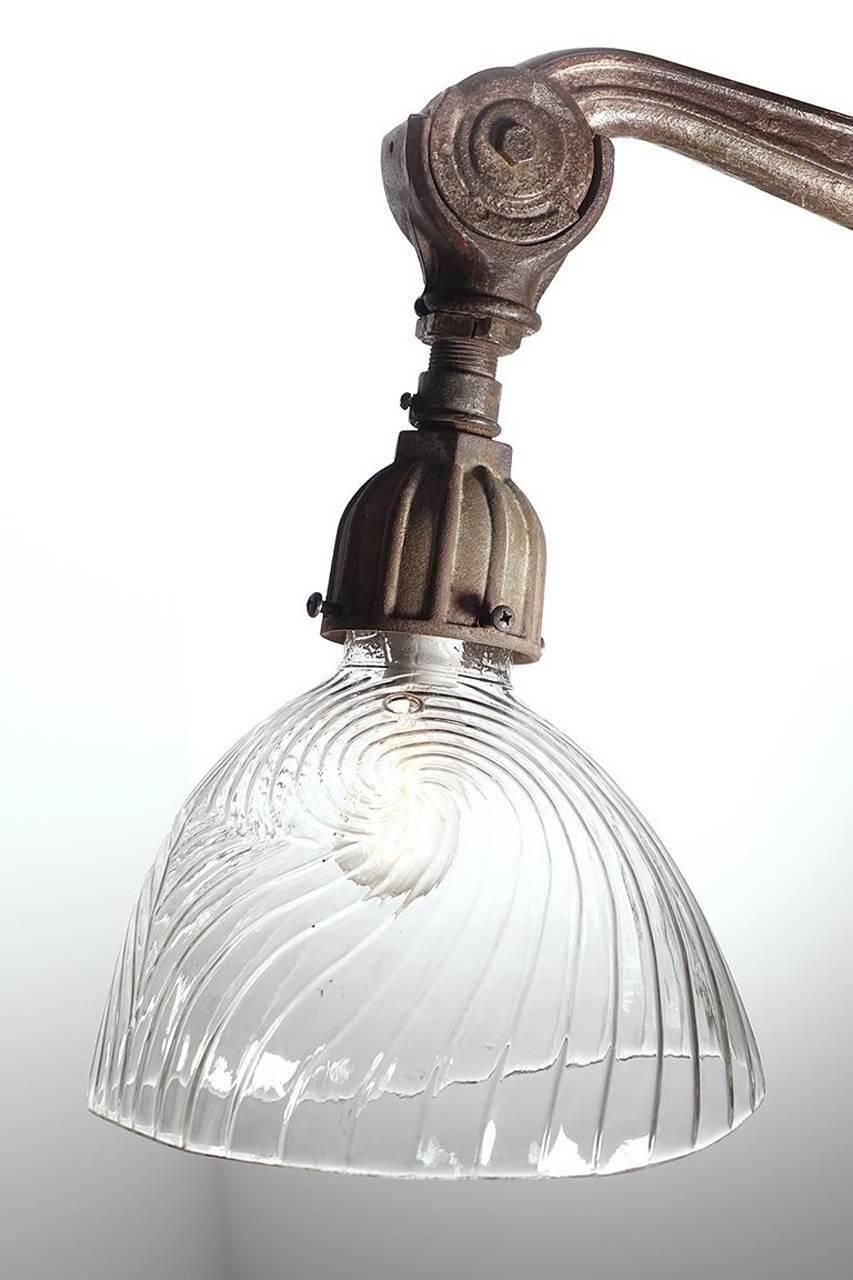 Art Deco French Articulated Street Lamp