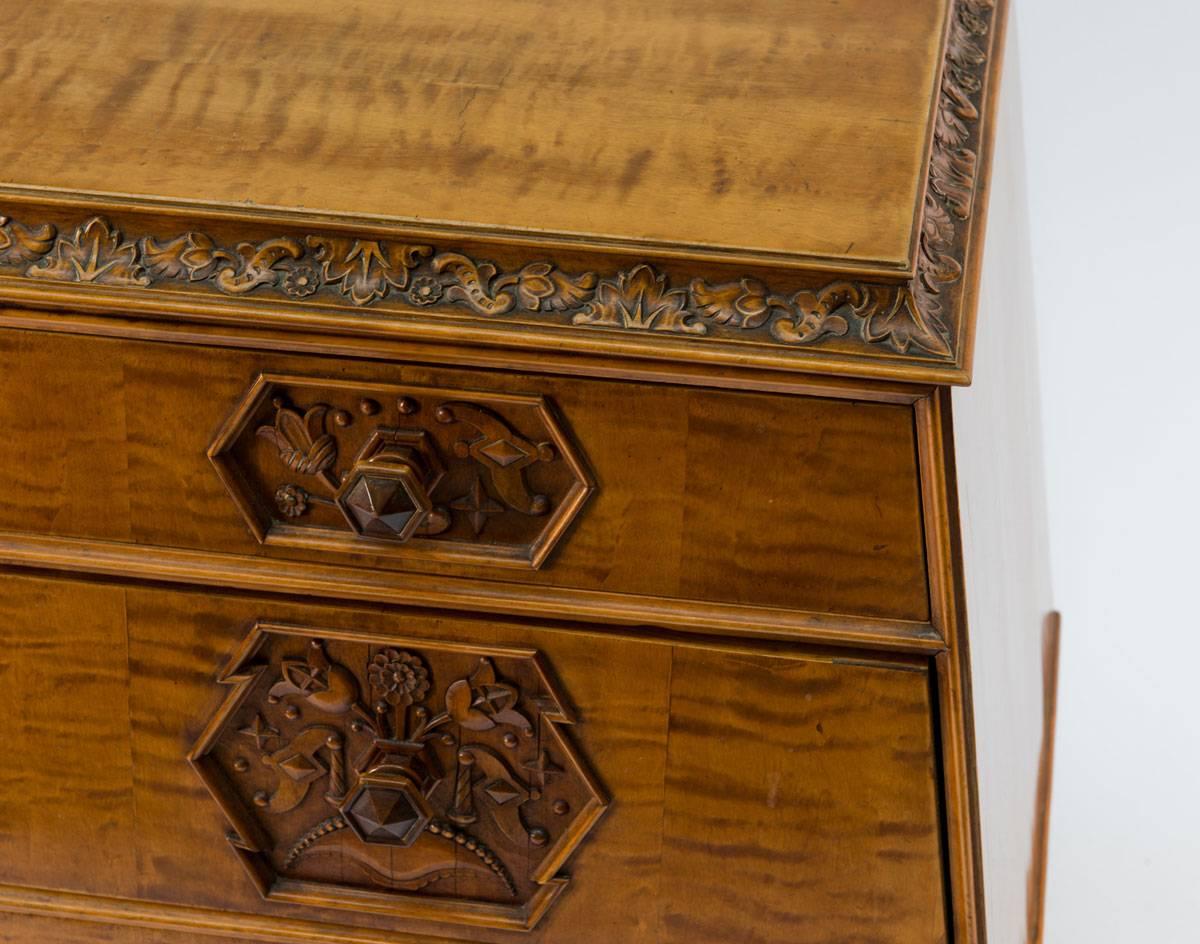 Expressionist Rare Chest of Drawers by Karl Pullich For Sale