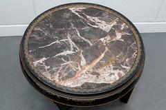 A Marble Chinoiserie Art Deco Table by Peter Baumann
