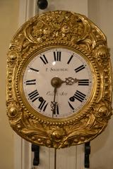 Antique 19th Century French Brass "Wag on the Wall" Clock