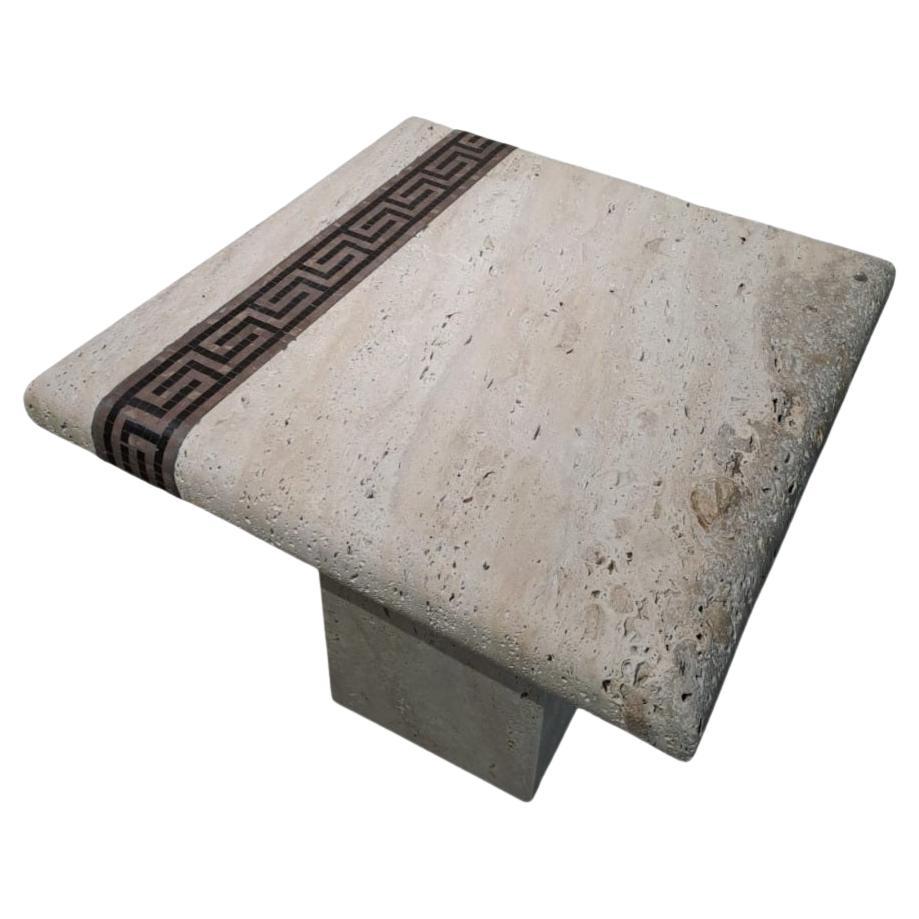 Table basse en travertin Ascolane en vente