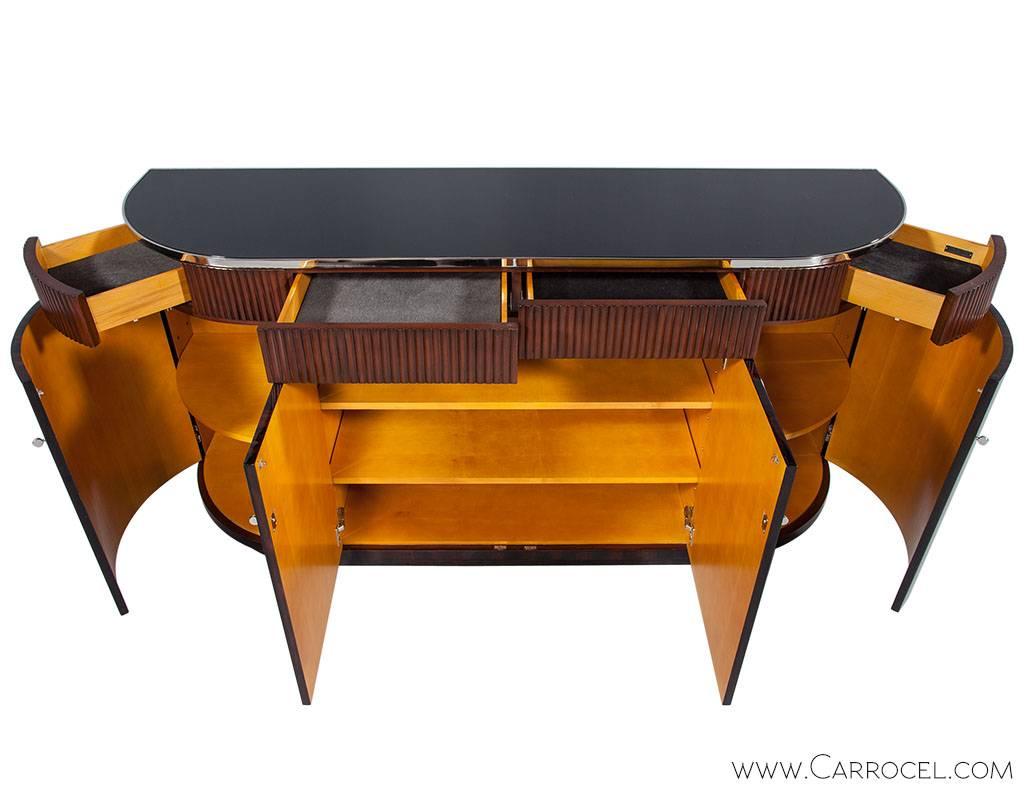 Glass Ralph Lauren Modern Metropolis Sideboard