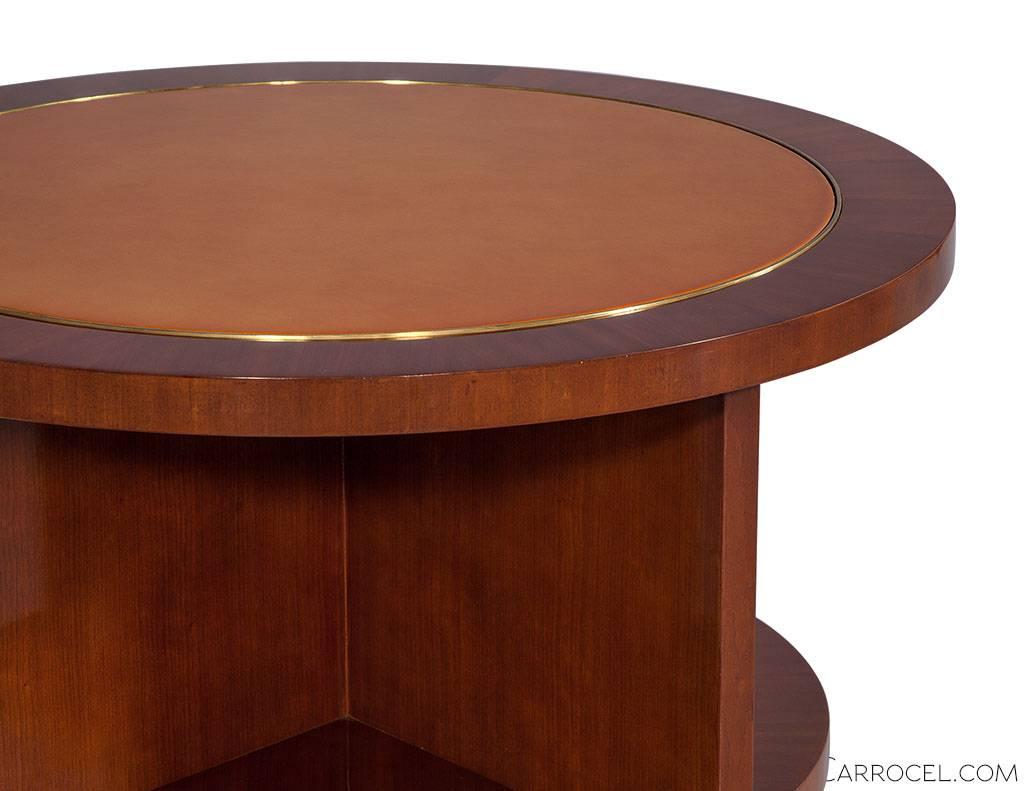 Contemporary Ralph Lauren Round Occasional Table