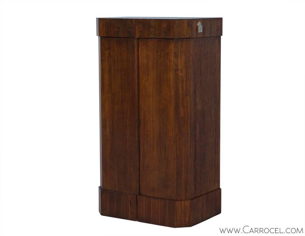 French Deco Early 20th Century Folding Bar Cabinet 2