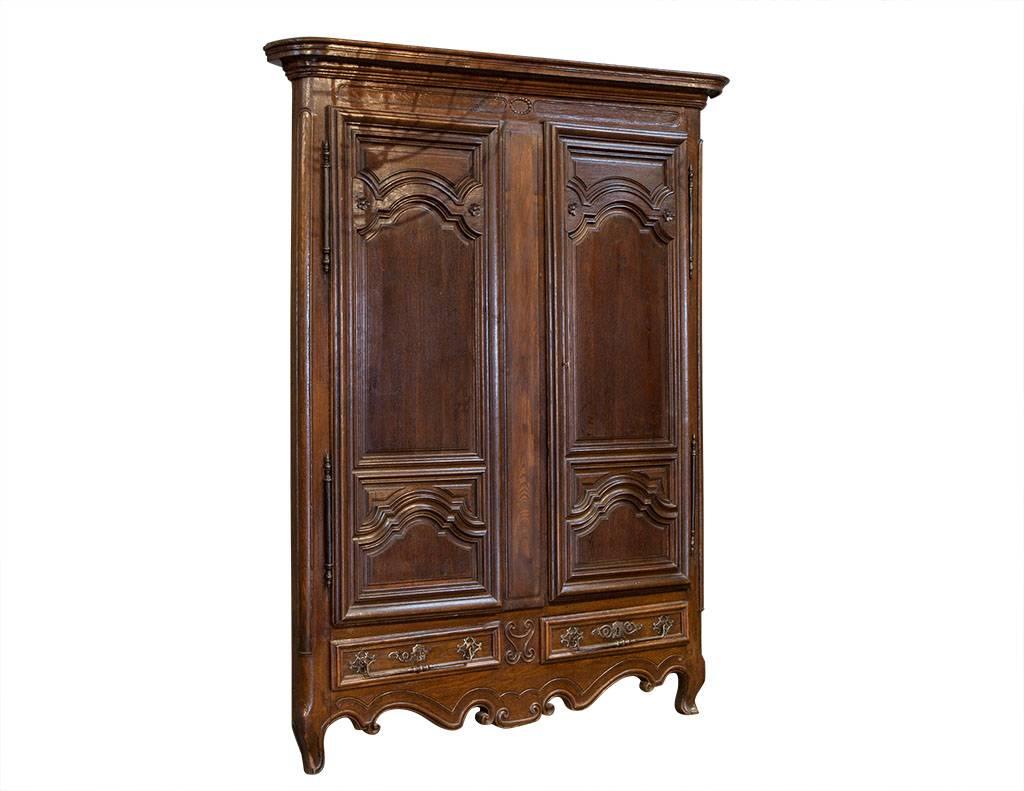 Louis XV 19th Century Armoire Front Accessory