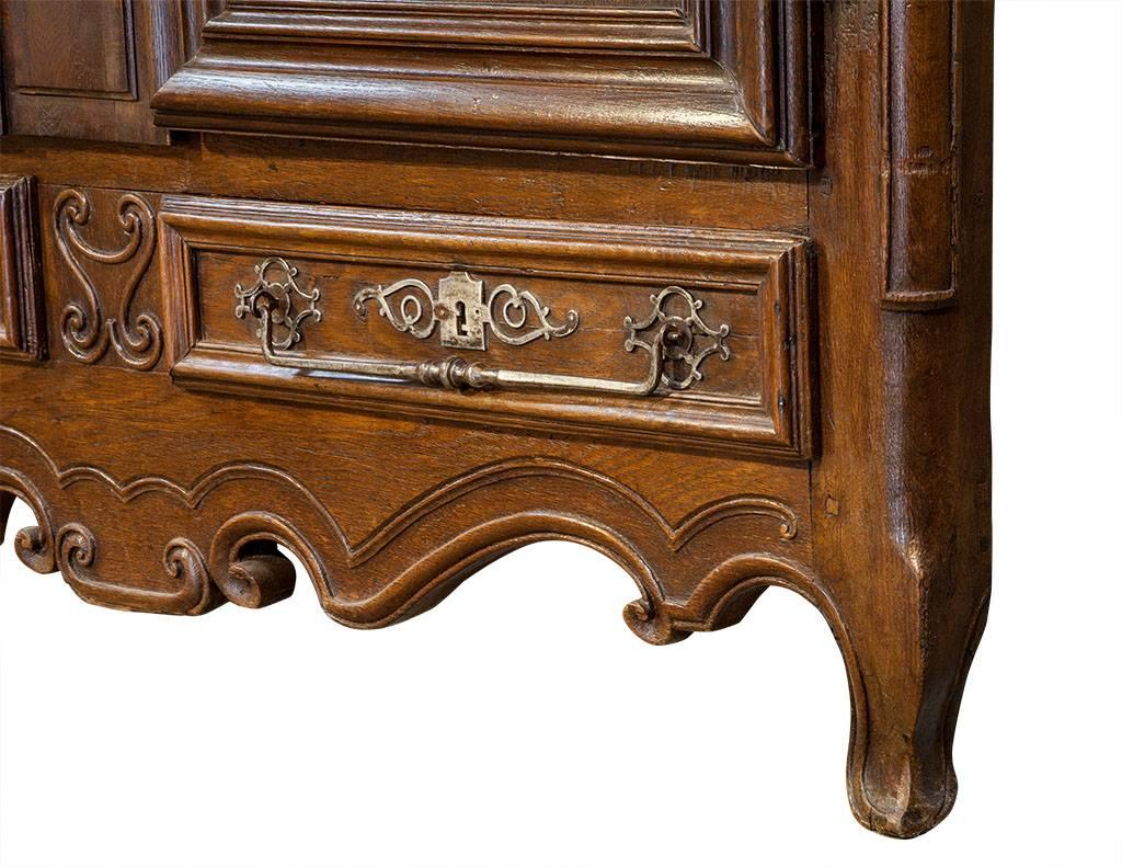 French 19th Century Armoire Front Accessory