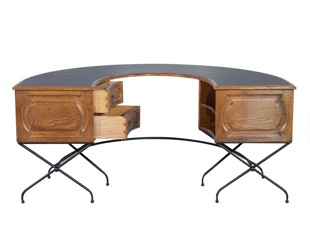 horseshoe desks