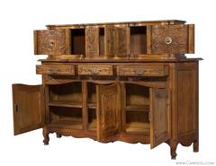 Ornately Carved French Country Buffet