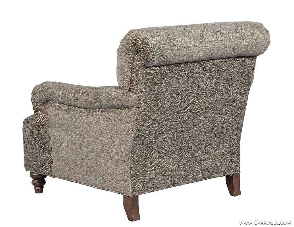 Canadian Carlaw Upholstered Lounge Chair
