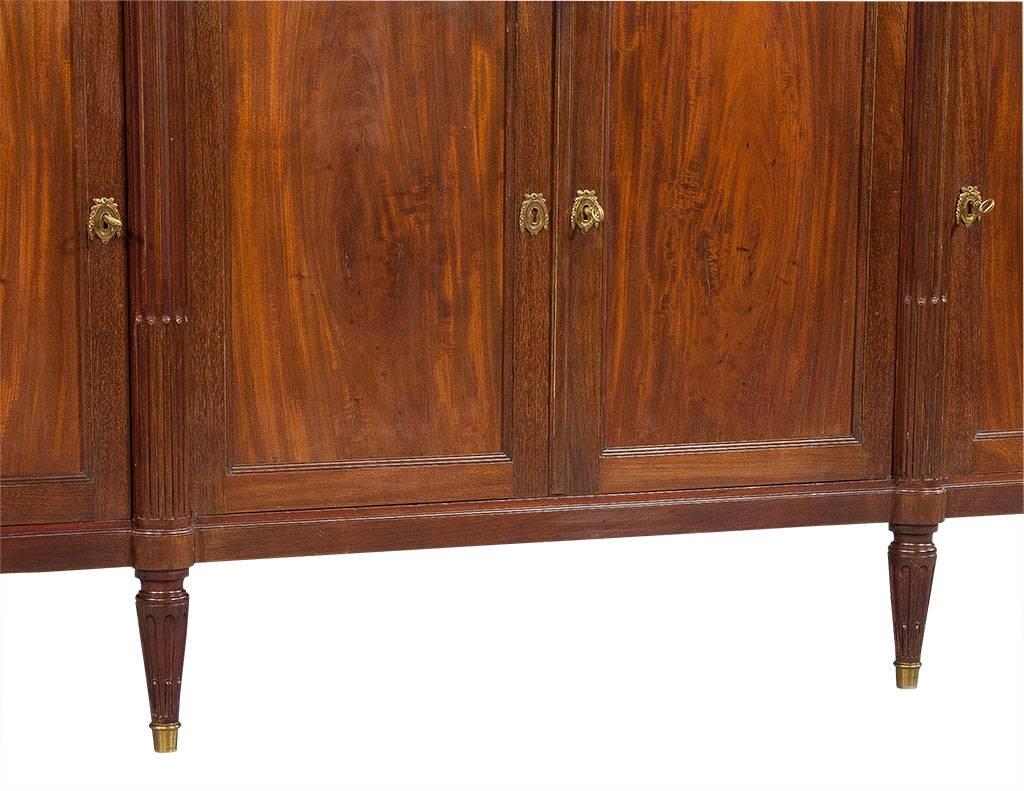 Louis XVI Mahogany Buffet with Marble Top 4