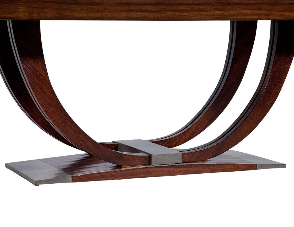 French Art Deco Rosewood Dining Table, circa 1940 3