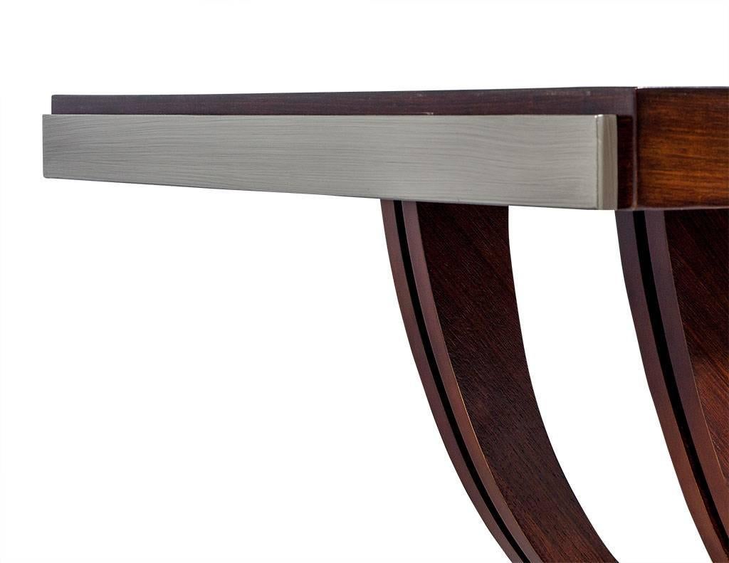 Maple French Art Deco Rosewood Dining Table, circa 1940