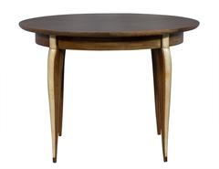French Art Deco Occasional Table with Parchment Accents by Maison Dominique