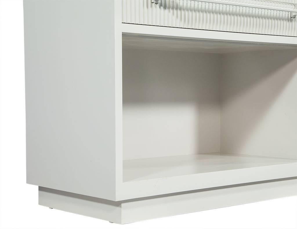 Canadian Carrocel Custom Collection Ribbed Facade Chest For Sale