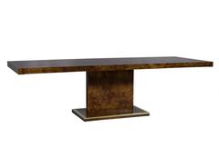 Bird's-Eye Dining Room Table in the Style of Milo Baughman