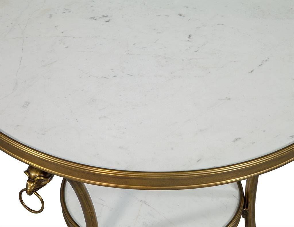 Pair of Heiress Neoclassical Gueridon Side Tables 1