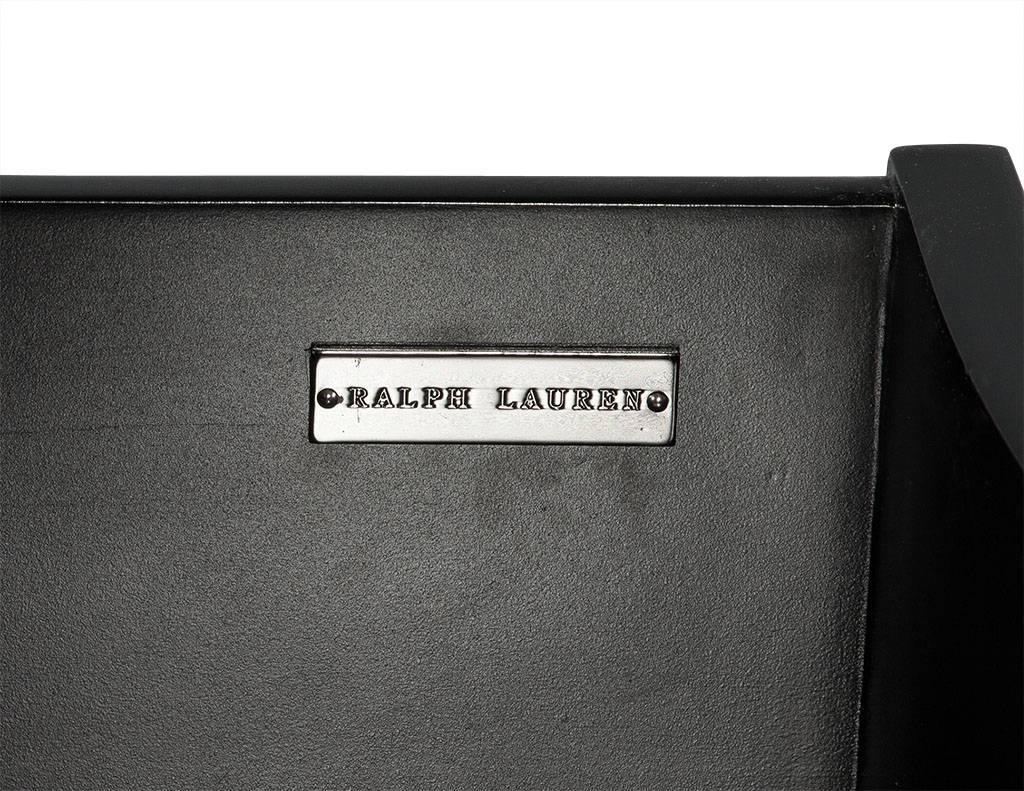 Contemporary Black Lacquered Mayfair Bedside Chest