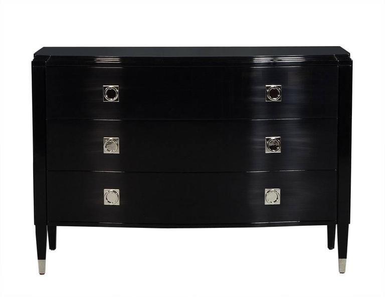 Black Lacquered Mayfair Dresser at 1stDibs