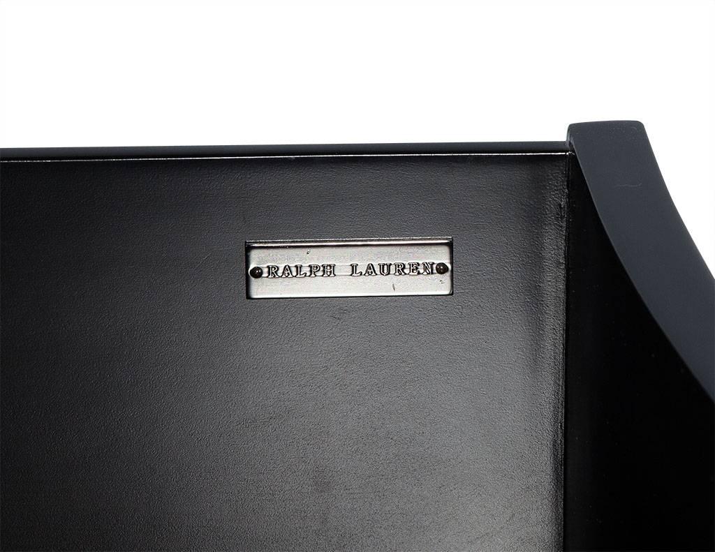 American Black Lacquered Mayfair Dresser