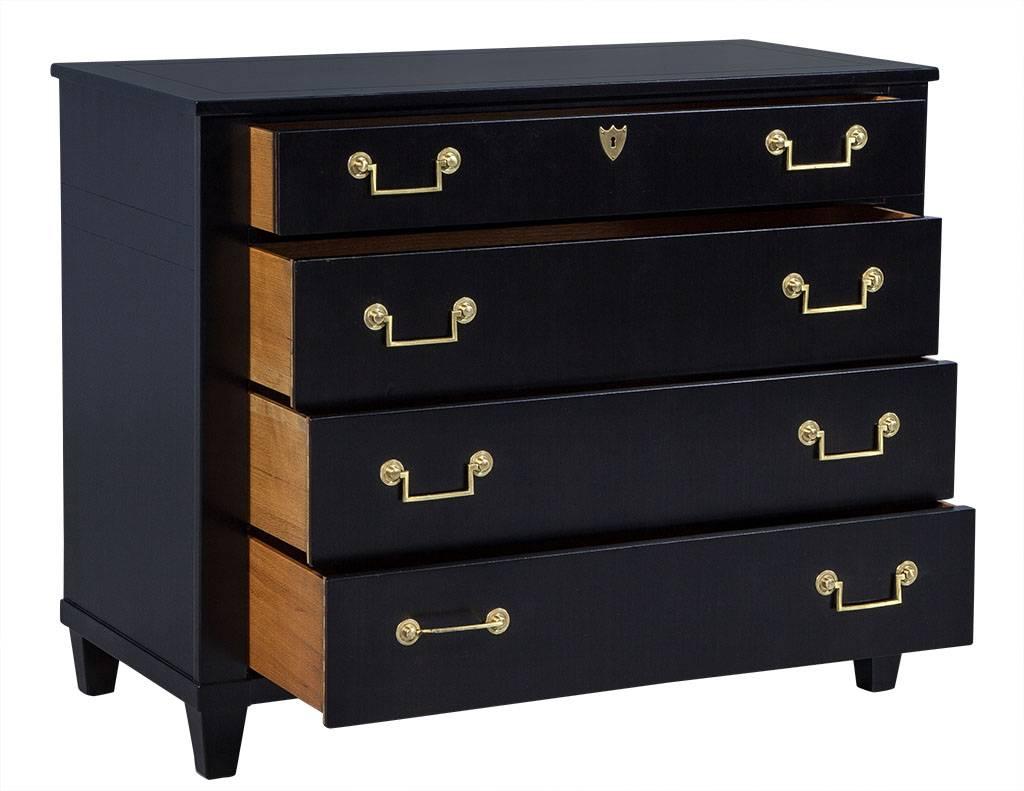 American Baker Chest of Drawers in Black