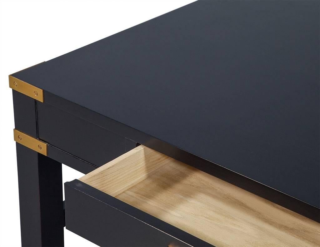 American Rupert Cocktail Table in Black by Alexa Hampton