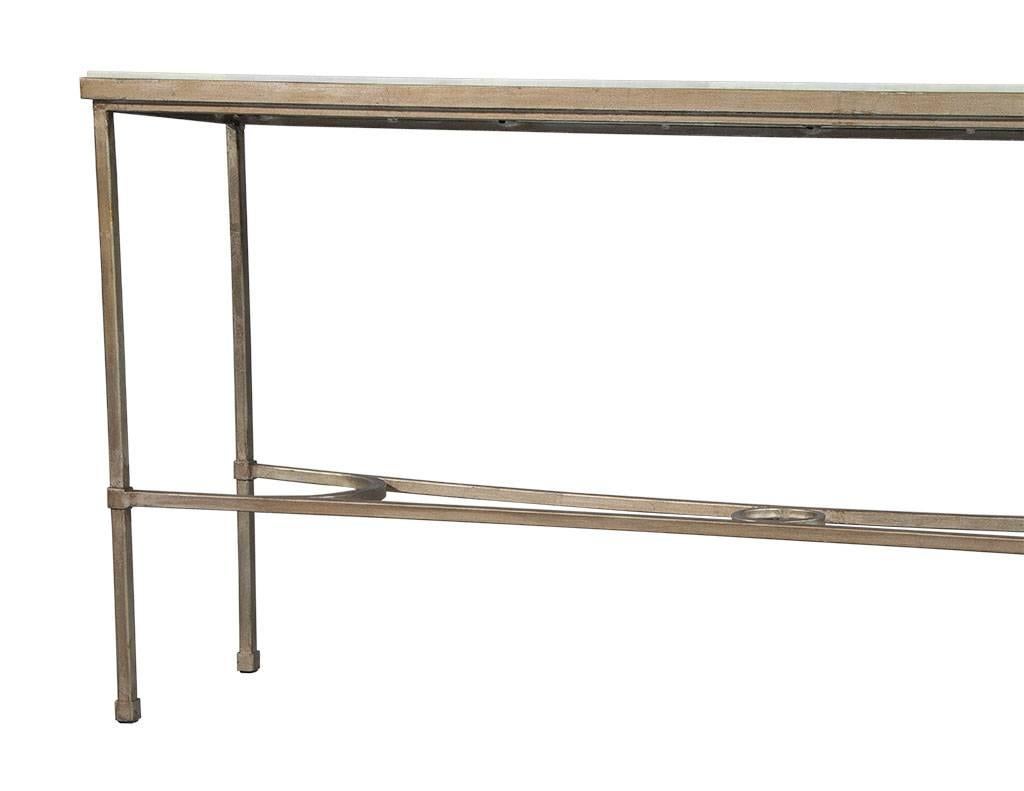 metal console tables