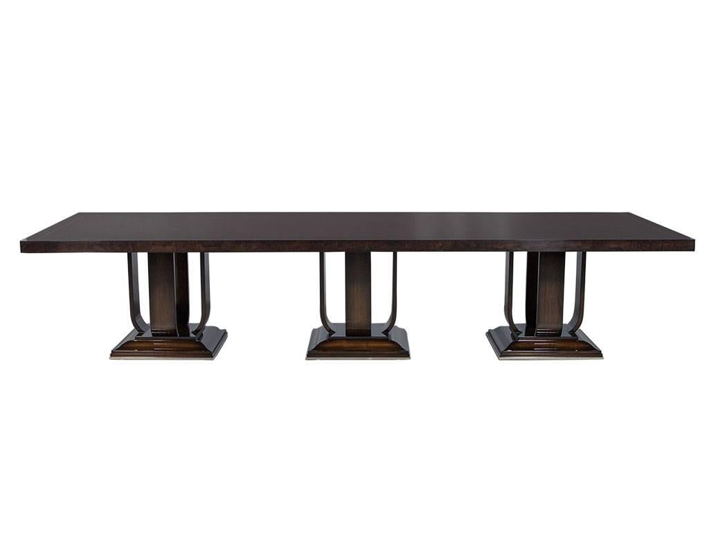 Contemporary Carrocel Custom Impero Art Deco Style Dining Table For Sale