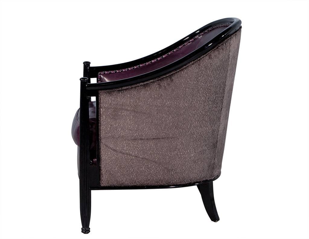 dark purple chairs