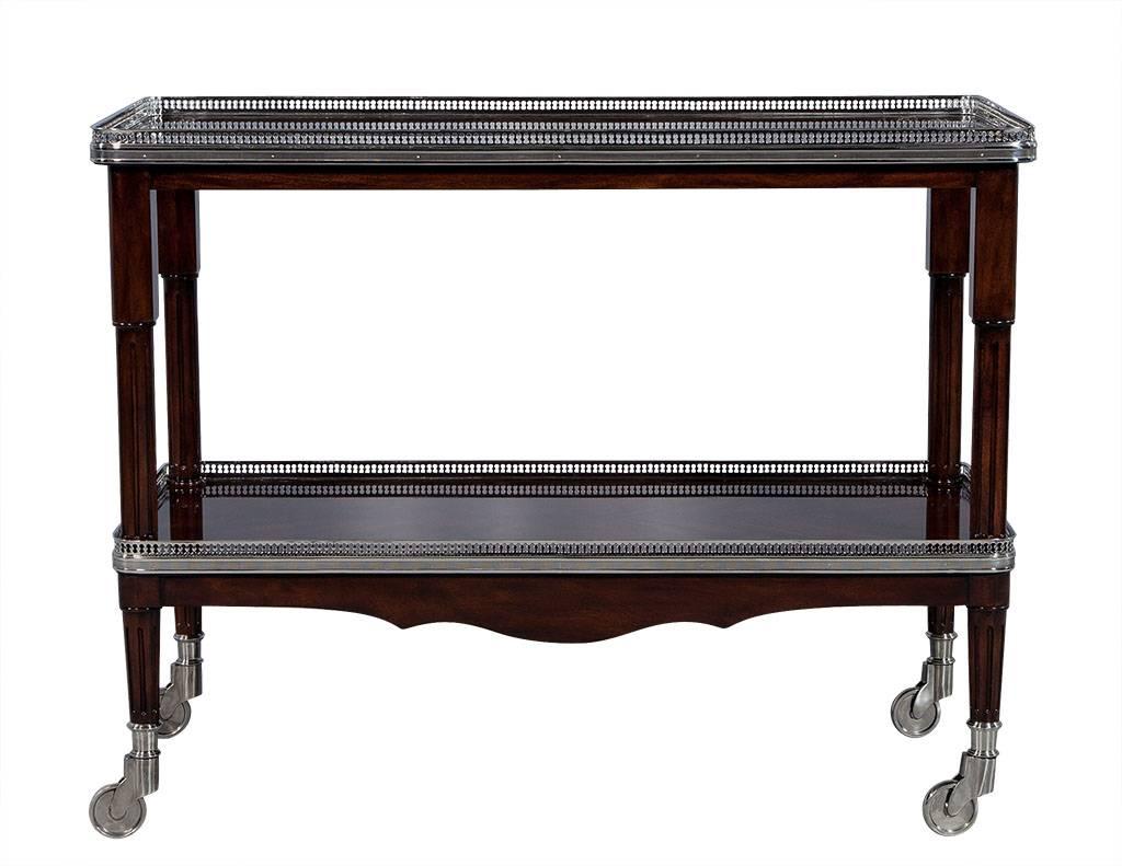 chinoiserie bar cart