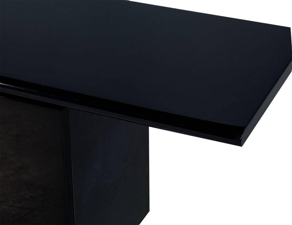 Stainless Steel Acerbis International Black High Gloss Media Cabinet