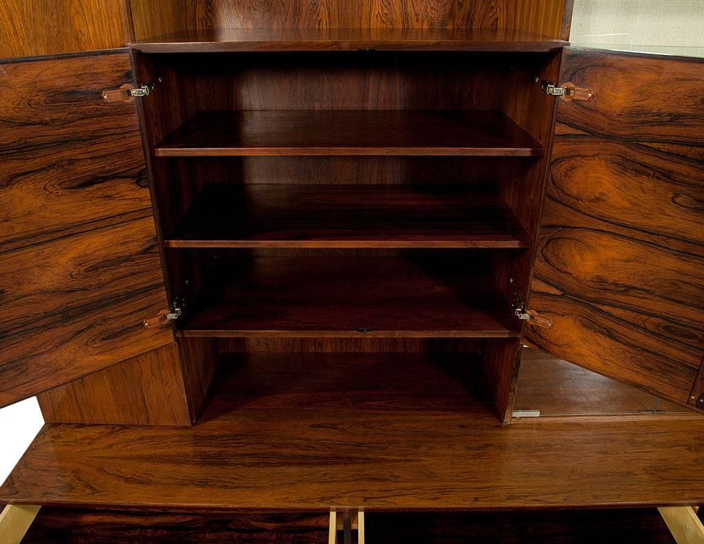 French, Mid-Century Modern Rosewood Wall Unit 3