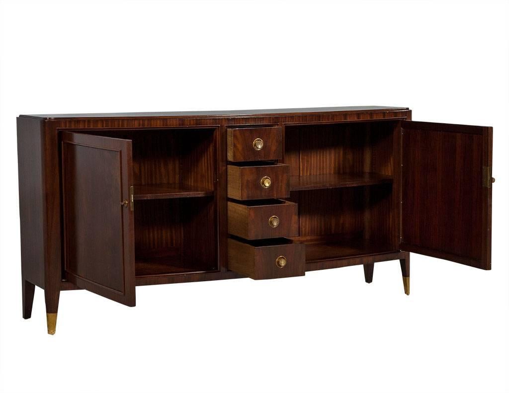 French Rosewood Art Deco Buffet, circa 1940 In Good Condition In North York, ON