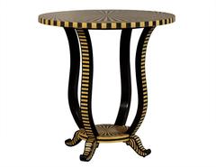 Art Deco Spiral Accent Table