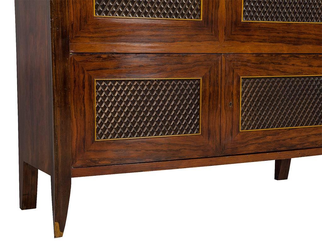 Editions AV Art Deco Rosewood Bar Cabinet 2