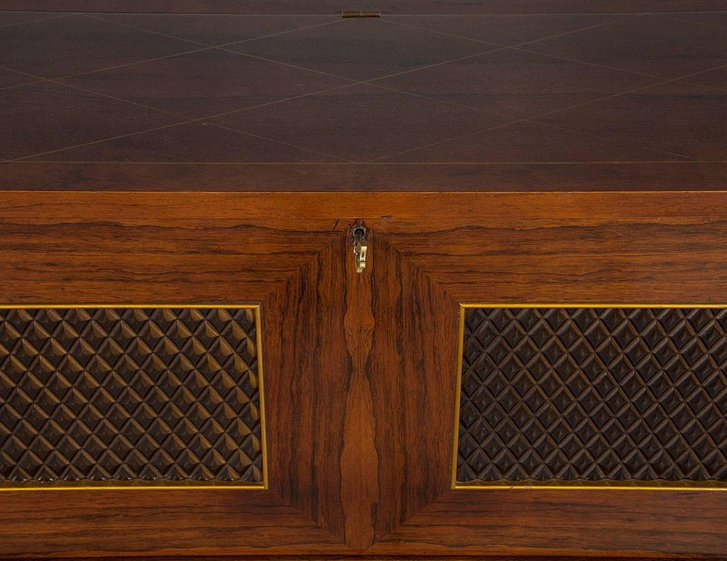 Mid-20th Century Editions AV Art Deco Rosewood Bar Cabinet