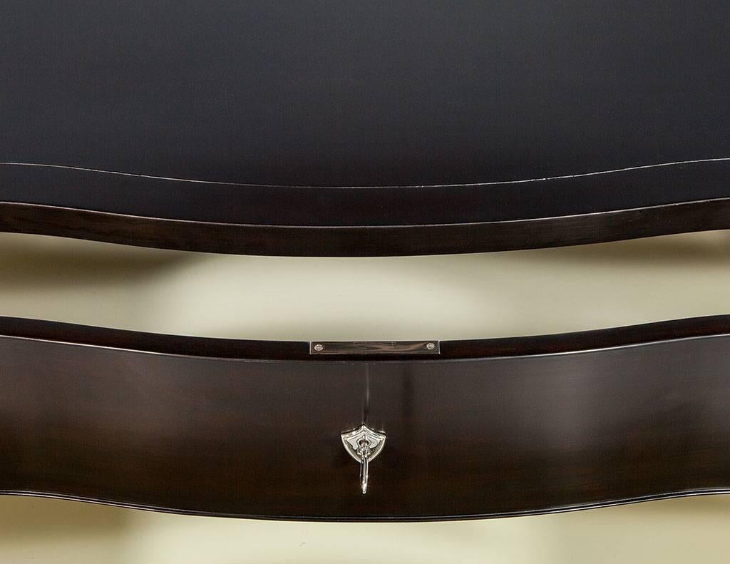 Silver Rich Black Lacquered Traditional Chest