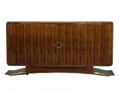Antique Rosewood French Art Deco Sideboard