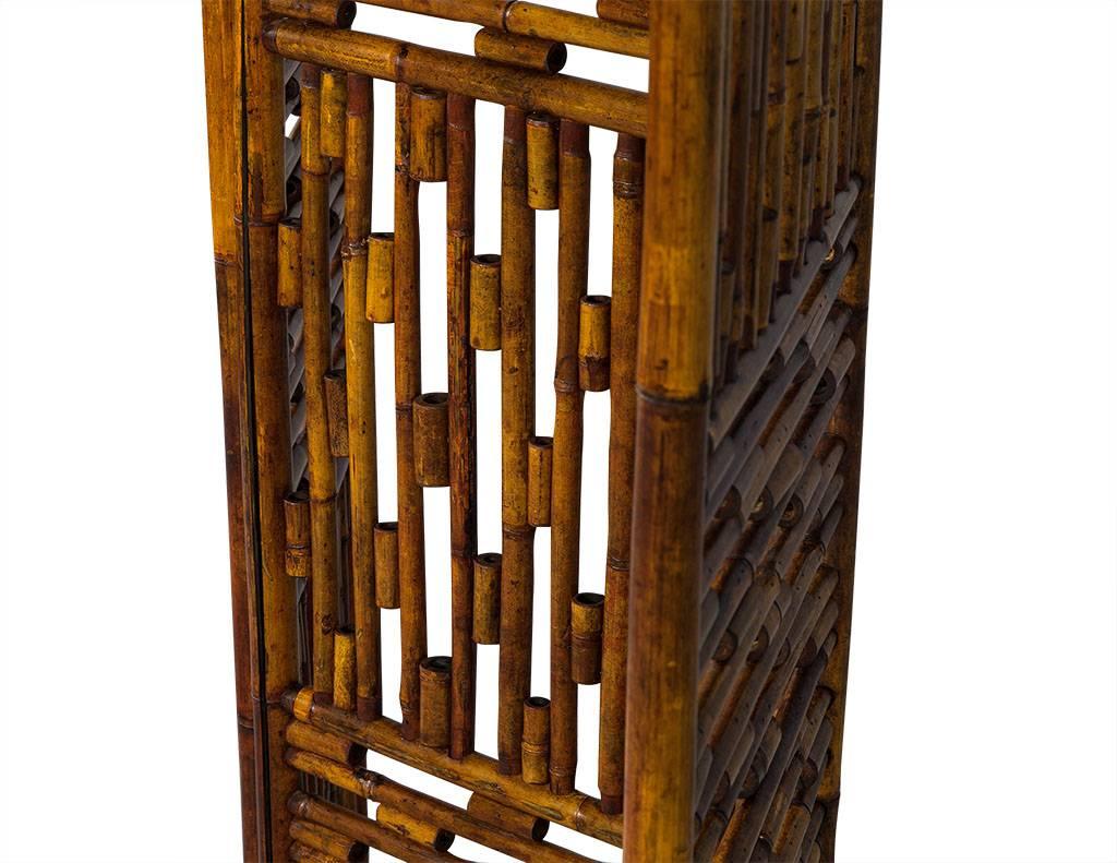 American Retro Bamboo Room Divider