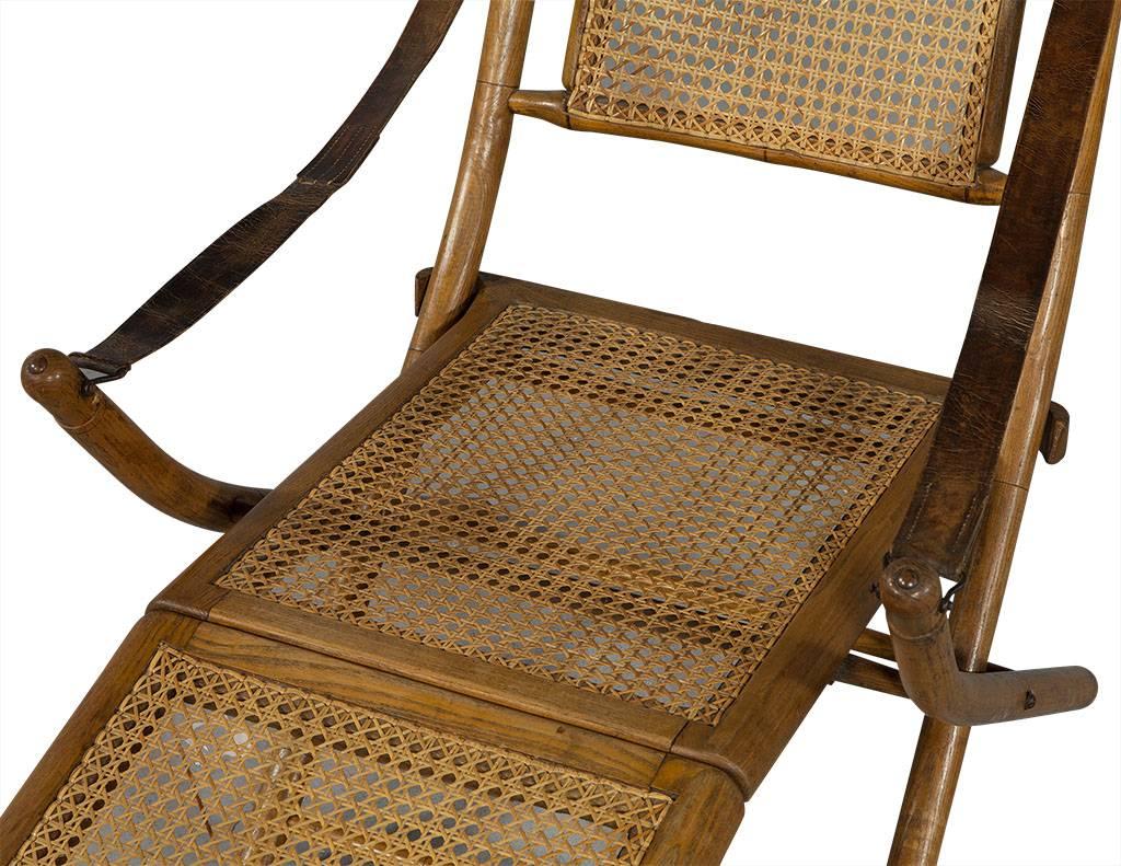 1920s Original French Line Deck Chair 1