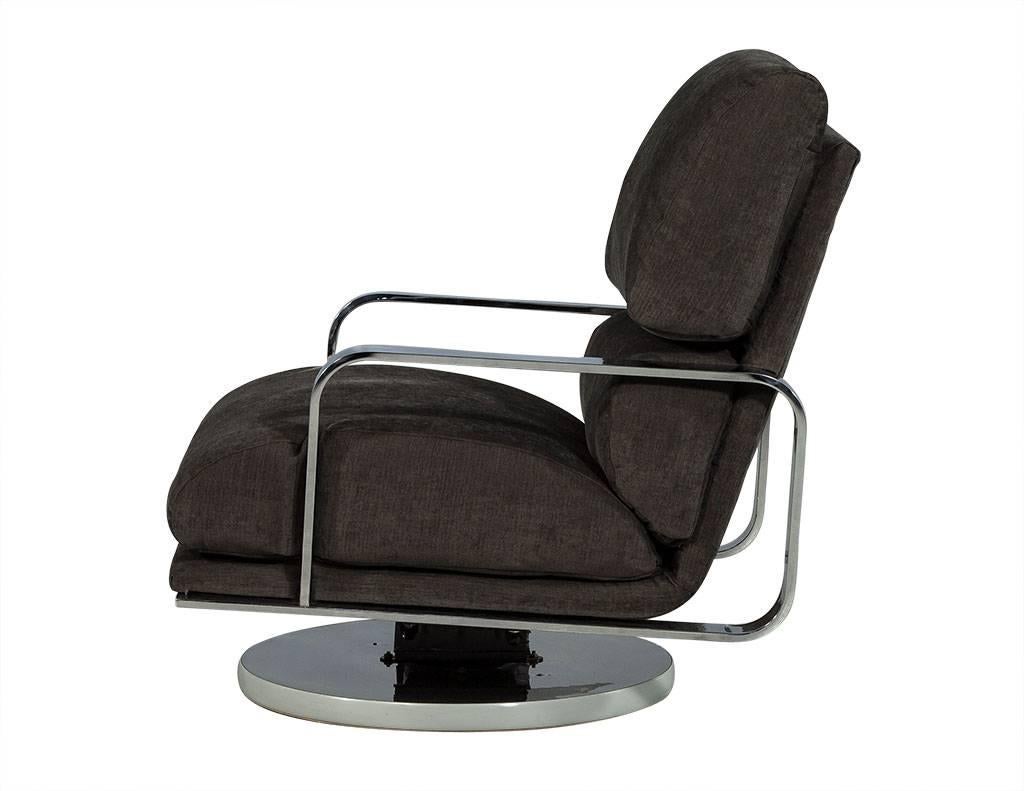 American Original 1970s Swivel Chair