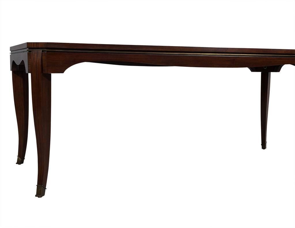 American Rosewood Art Deco Style Dining Table