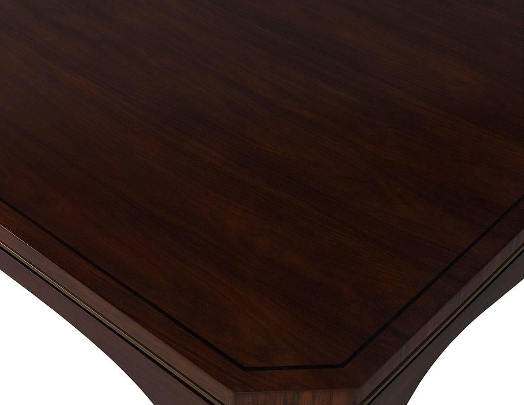 Rosewood Art Deco Style Dining Table 1