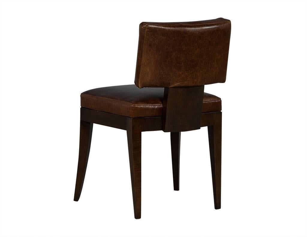 Set of Ten Carrocel Custom Jonsie Dining Chairs In Excellent Condition In North York, ON