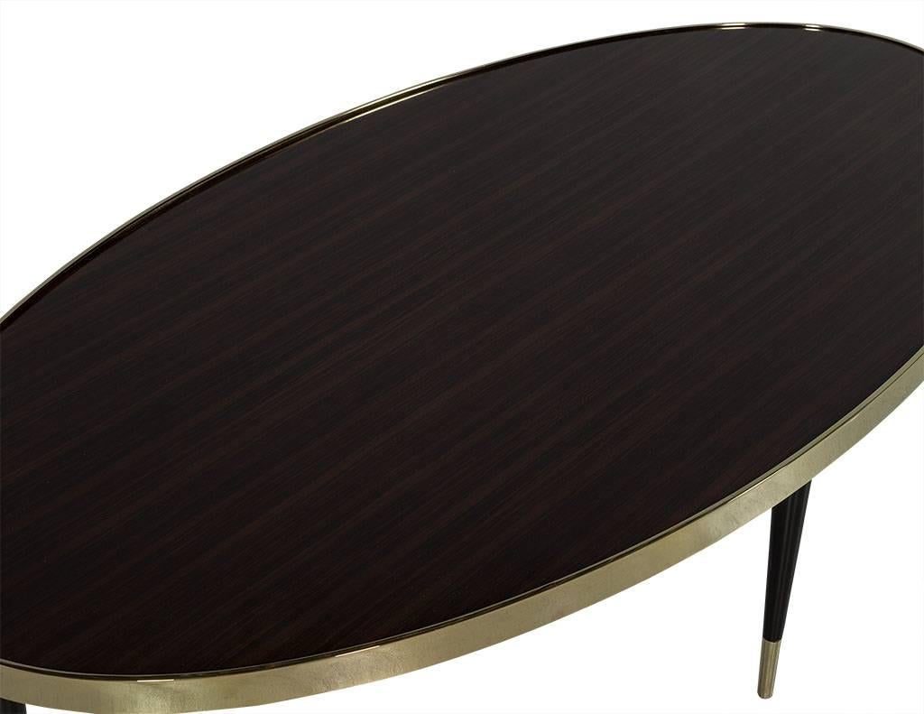 Brass Modern Style Cocktail Table