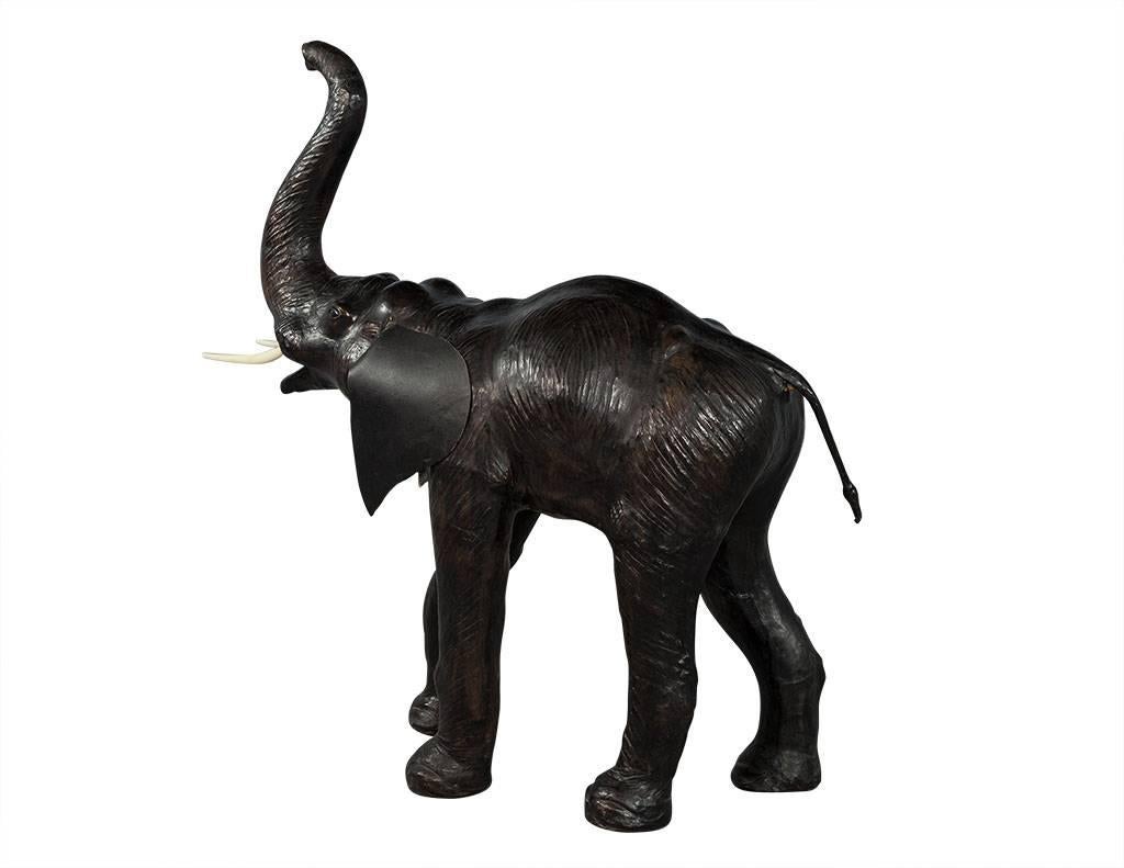 Indian Vintage Leather Handcrafted Elephant