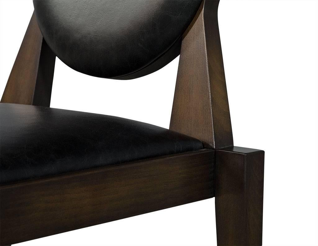 Pair of Carrocel Custom Aridis Art Deco Dining Accent Chairs 1