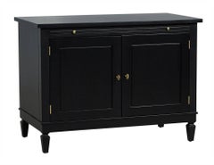 Randall Tysinger Ebonized Chest with Pull-Out Shelf
