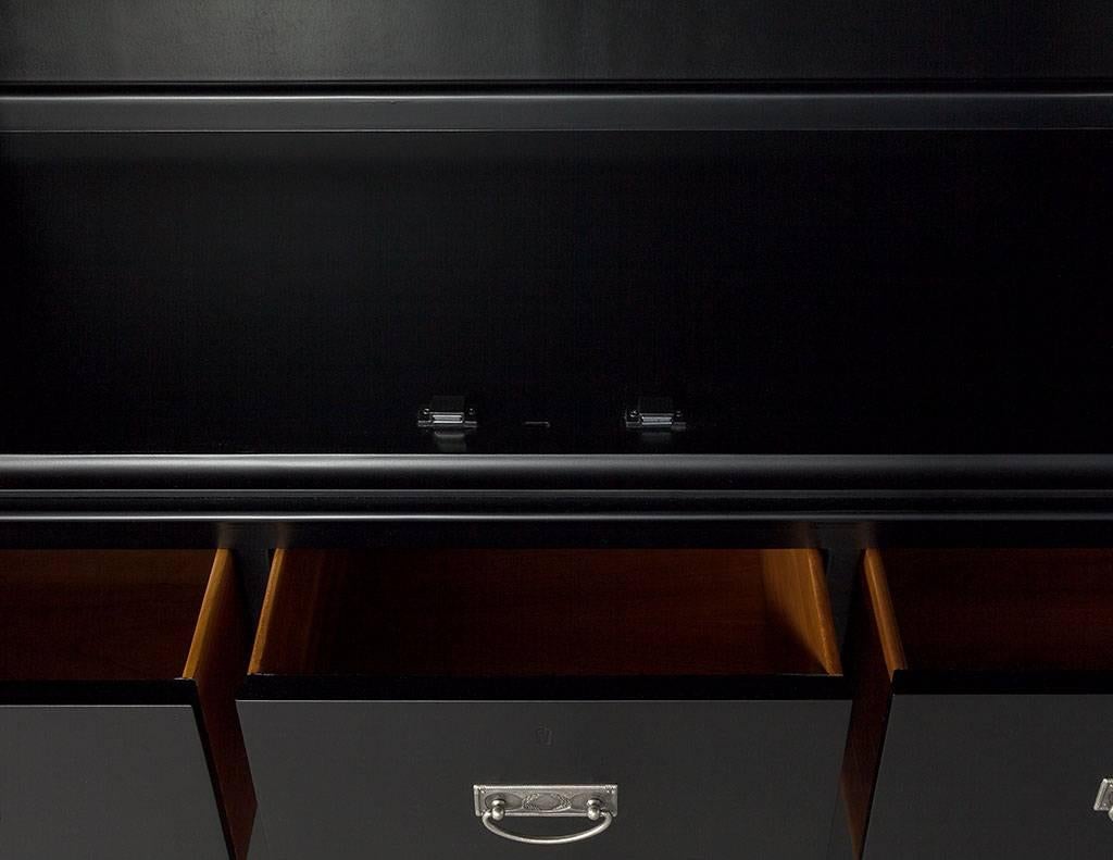 Randal Tysinger Modern Ebonized China Display Cabinet For Sale 3
